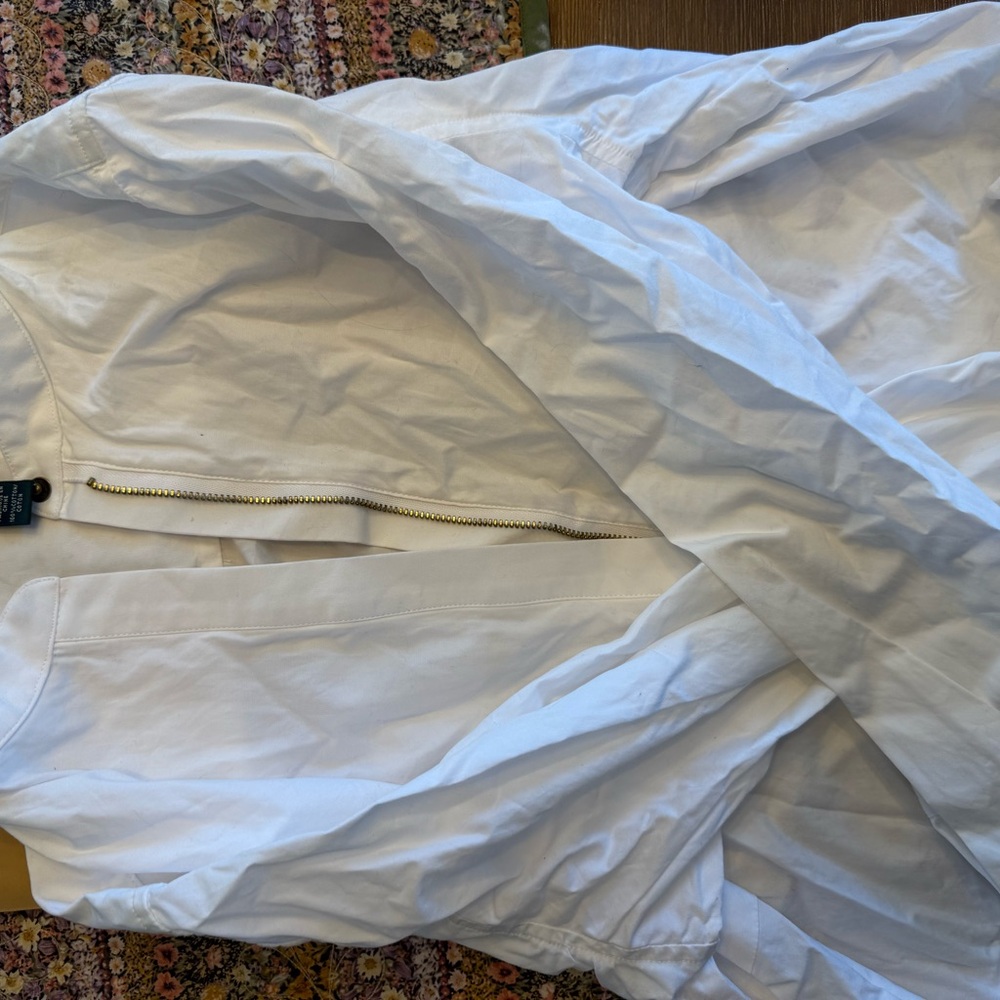 White Zip-Up Jacket